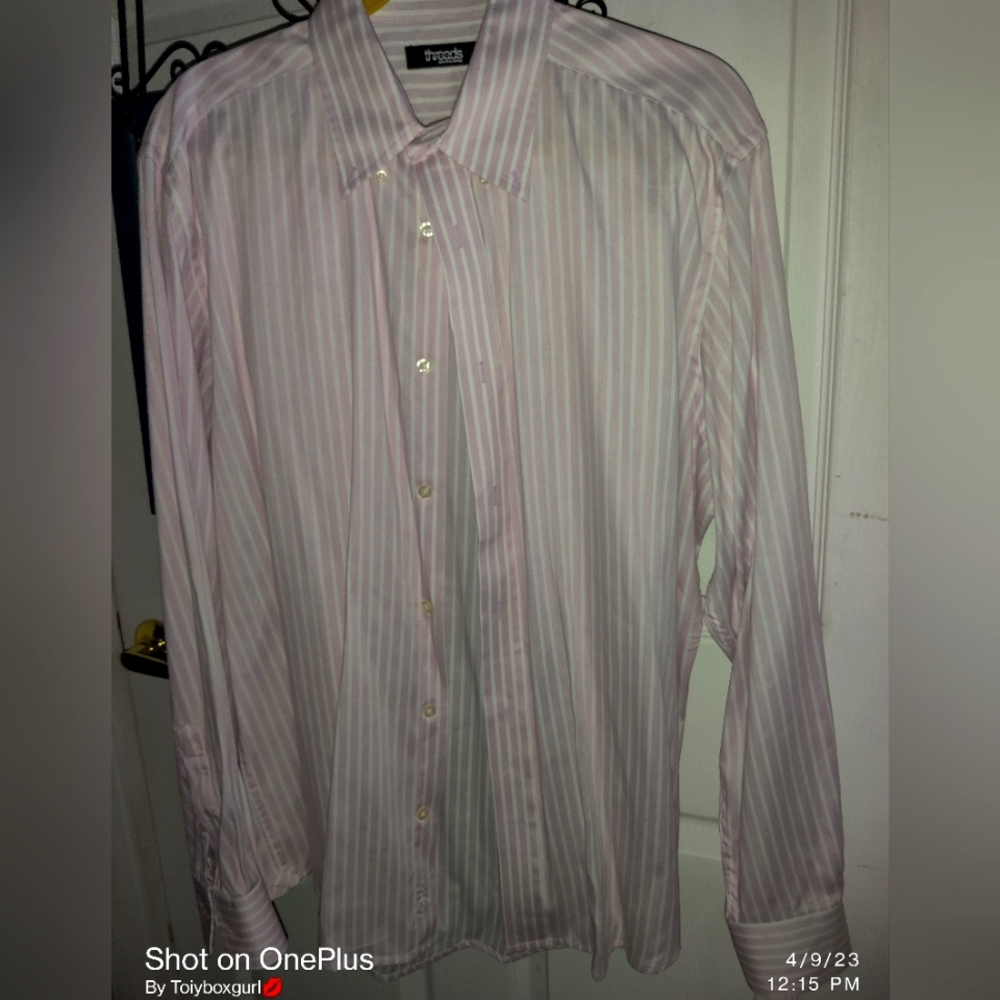Threads pink/white  bySAks sz xl
